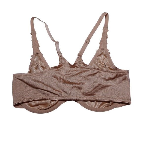 NWT Dominique Meryl Minimizer Bra Sz 36C Mocha Front Closure Seamless 7050 - Picture 7 of 7
